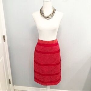 NWT Ann Taylor coral skirt